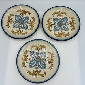 Pottery Barn Isabella Dessert Bread & Butter Plates Set of 3 Dishes